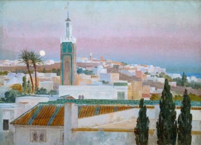 Tangier at Dusk by Enrique Simonet